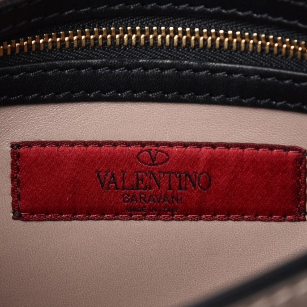Valentino Black Studded Clutch - Picture 3 of 5